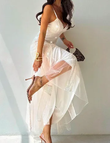 Rochie lunga SHEIN, alb