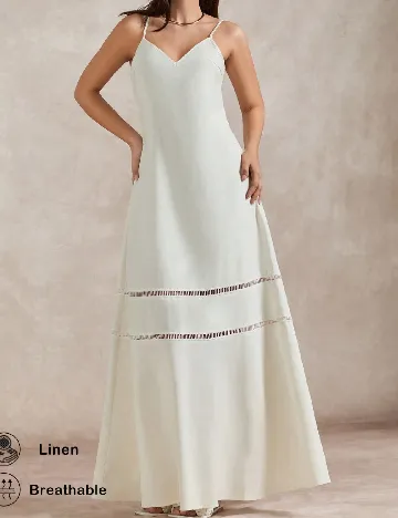Rochie lunga SHEIN, alb