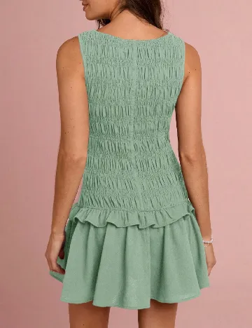 Rochie scurta SHEIN, verde