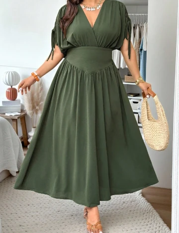 Rochie lunga SHEIN CURVE, verde