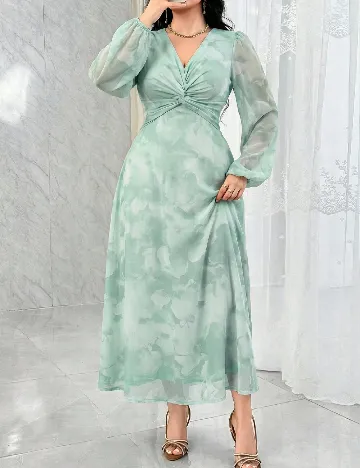 Rochie lunga SHEIN, verde