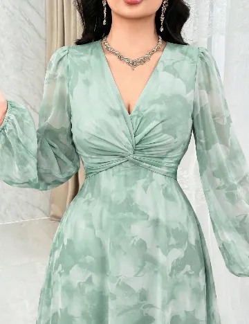 Rochie lunga SHEIN, verde