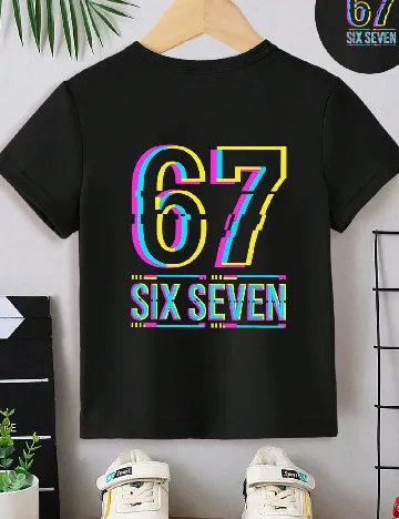 Tricou Shein Kids, negru
