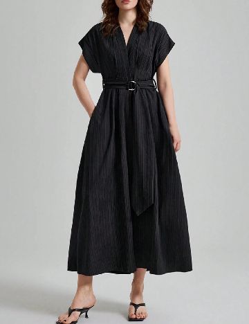 Rochie lunga Ontre, negru