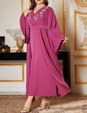 Rochie lunga SHEIN CURVE, roz