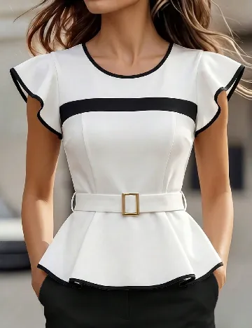 Bluza SHEIN, alb