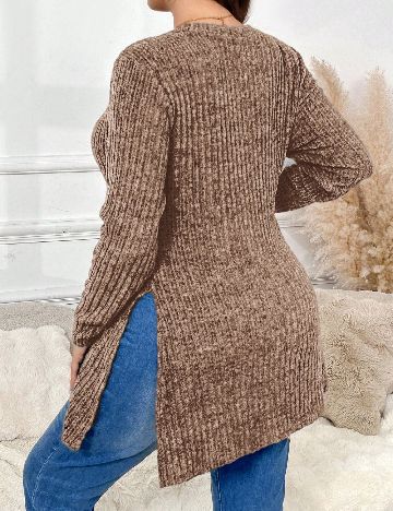 Bluza SHEIN CURVE, maro