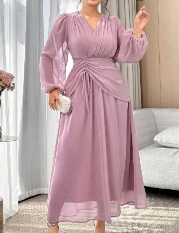 Rochie lunga SHEIN CURVE, roz