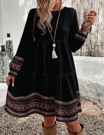 Rochie scurta SHEIN CURVE, negru