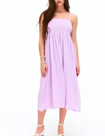 Rochie medie Fisherfield, mov