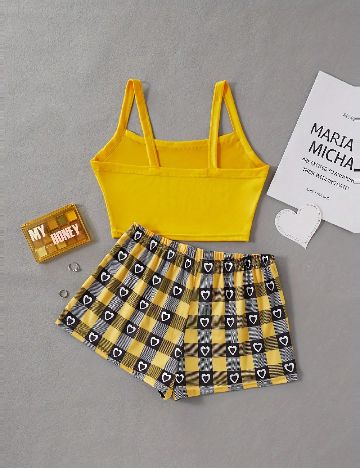 Pijama SHEIN, galben