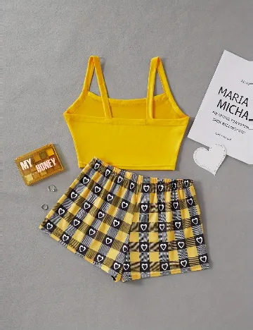 Pijama SHEIN, galben