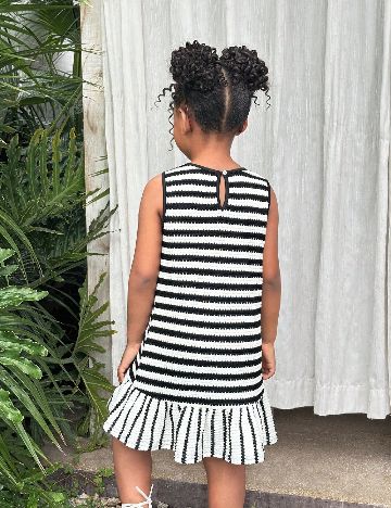 Rochie Shein Kids, negru/crem