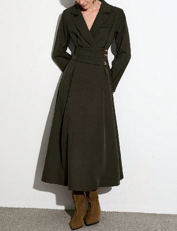 Rochie lunga SHEIN, verde