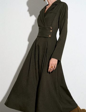 Rochie lunga SHEIN, verde
