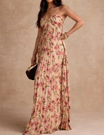 Rochie lunga SHEIN, crem