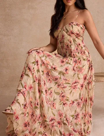 Rochie lunga SHEIN, crem