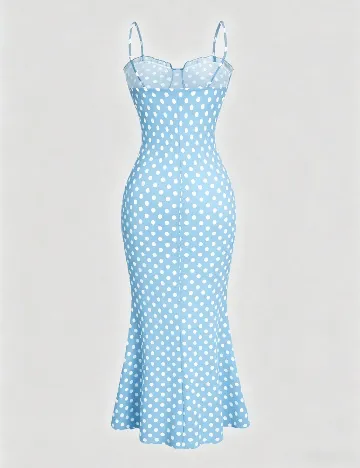 Rochie lunga SHEIN CURVE, albastru