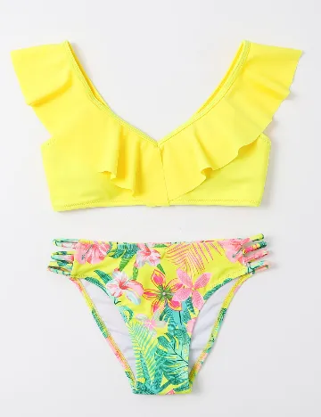 Costum de baie Shein Kids, galben