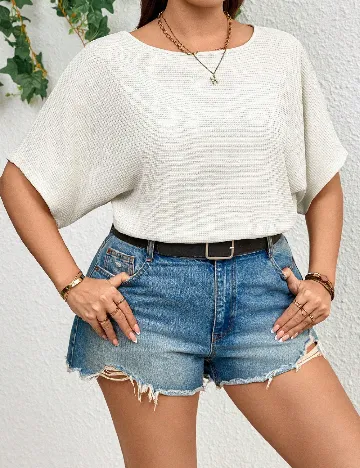 Body SHEIN CURVE, crem