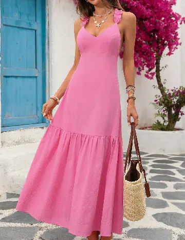 Rochie lunga SHEIN, roz