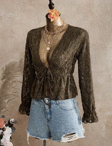 Bluza SHEIN, kaki