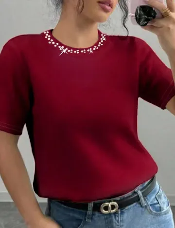 Tricou SHEIN CURVE, rosu