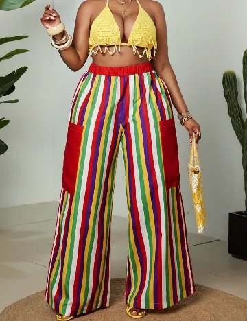 Pantaloni SHEIN CURVE, mix culori