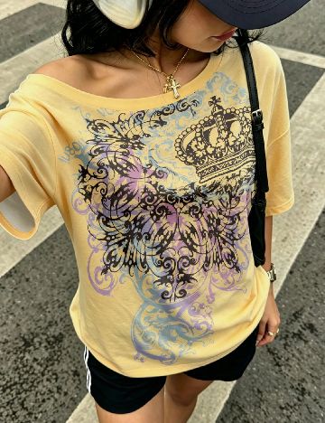 Tricou SHEIN, galben