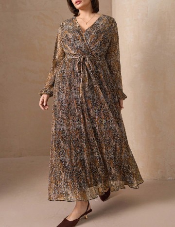 Rochie lunga SHEIN CURVE, mix culori