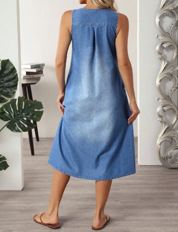 Rochie medie SHEIN, albastru