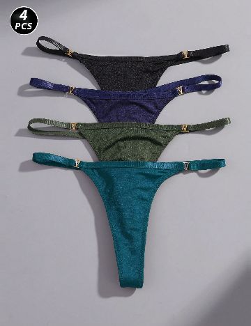 Set chiloti 4 perechi SHEIN, mix culori