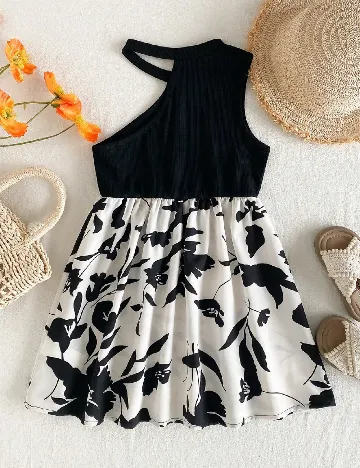 Rochie Shein Kids, alb/negru