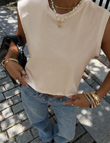 Set topuri 2 bucati SHEIN, mix culori