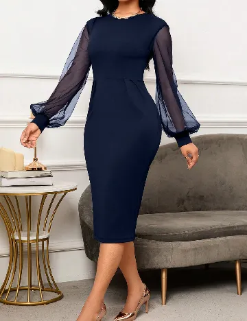 Rochie medie SHEIN, bleumarin