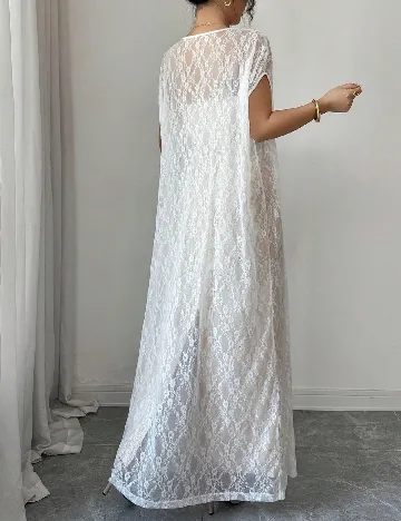 Rochie lunga SHEIN, crem