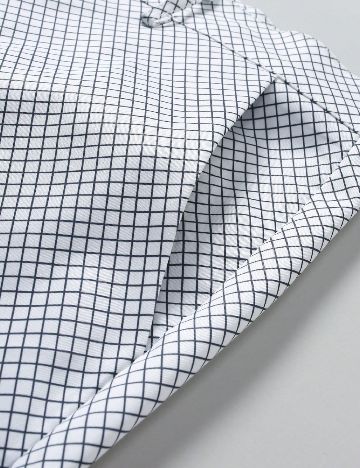 Costum SHEIN Plus Size Men, alb/gri