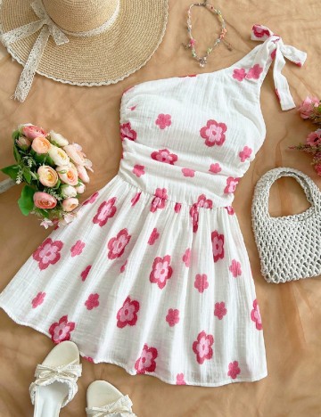 Rochie scurta SHEIN, alb