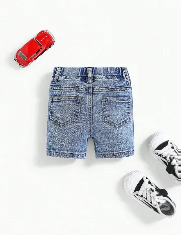 Pantaloni scurti Shein Kids, albastru