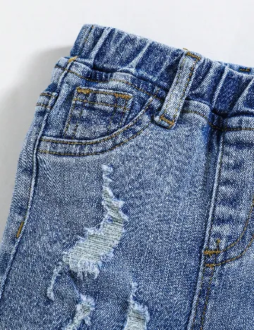 Pantaloni scurti Shein Kids, albastru