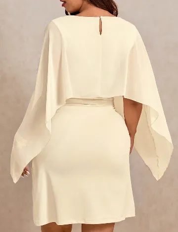Rochie scurta SHEIN CURVE, galben deschis