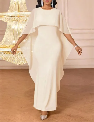 Rochie lunga SHEIN, crem