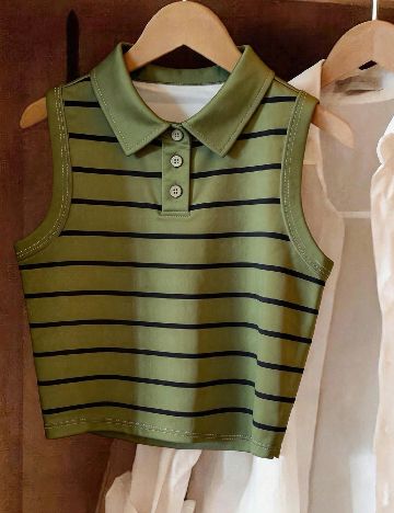 Top SHEIN, verde