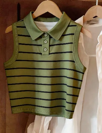 Top SHEIN, verde