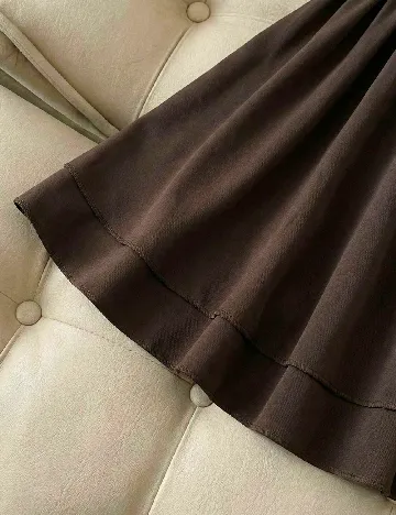Rochie scurta SHEIN, maro