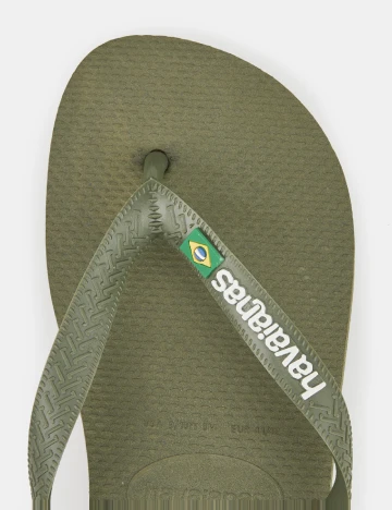 Slapi havaianas, verde