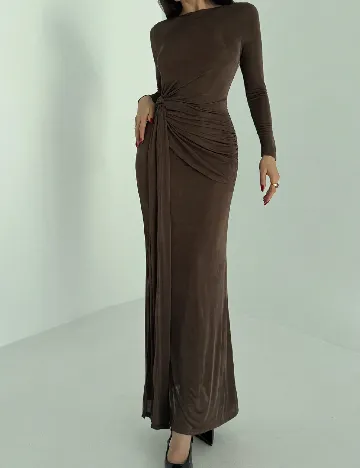 Rochie lunga SHEIN, maro