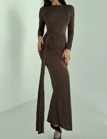 Rochie lunga SHEIN, maro