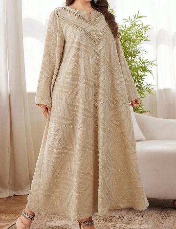 Rochie lunga SHEIN CURVE, crem