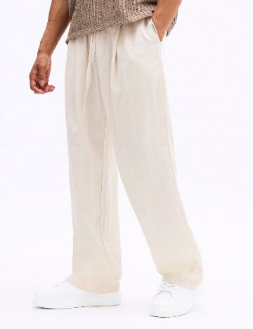 Pantaloni SUMWON, ecru